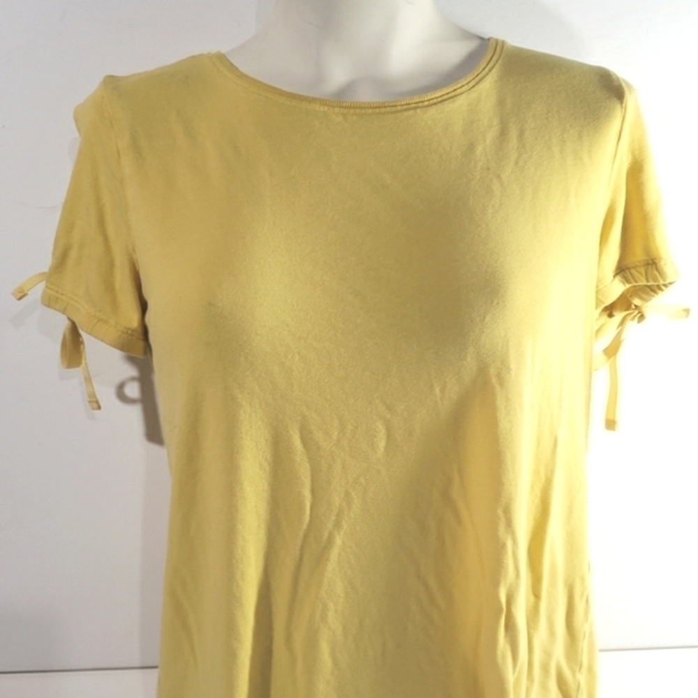 Vero Moda Yellow Short Sleeve Top